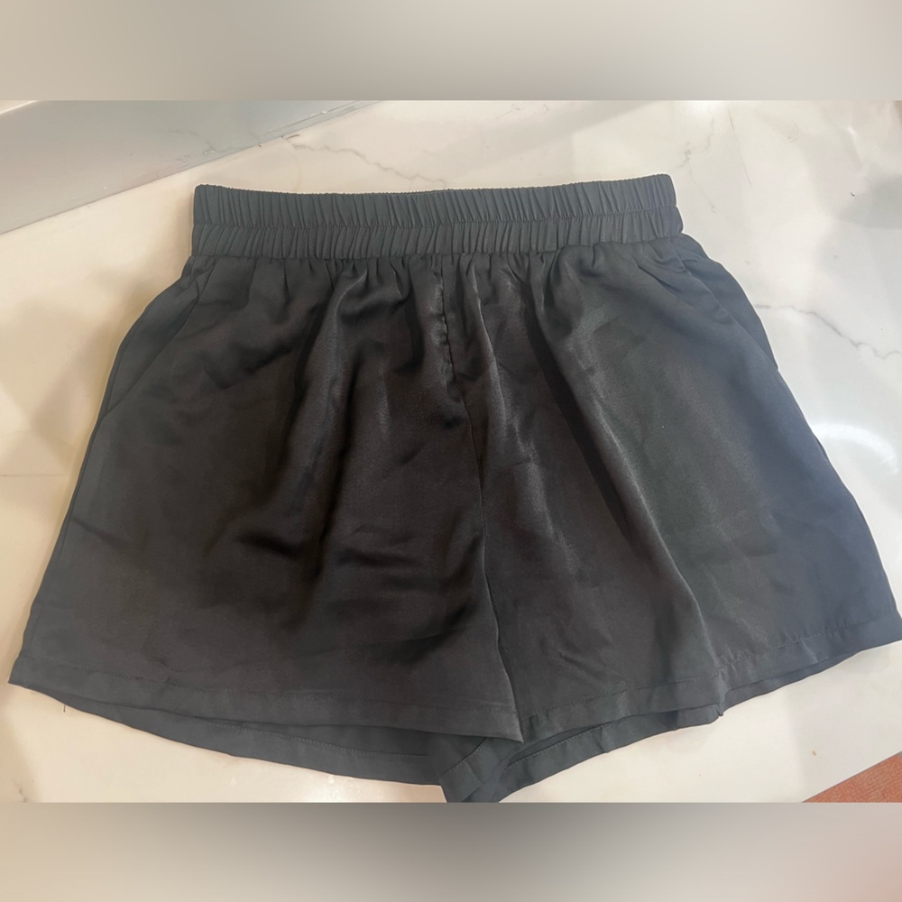 High Waist Black Women's Shorts